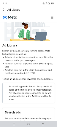 How to See Competitors’ Facebook Ads (and Learn From Them) 11 Meta Ad Library- Mobile View