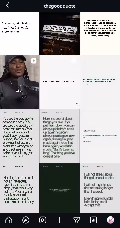 Quote and Photo Alternating Feed