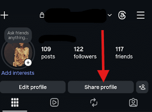 Select Share Profile