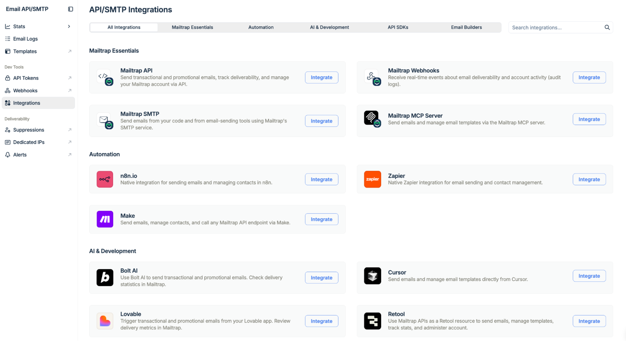 MailTrap Review 2026: Is This Email API Worth It? 8 MailTrap's Integrations