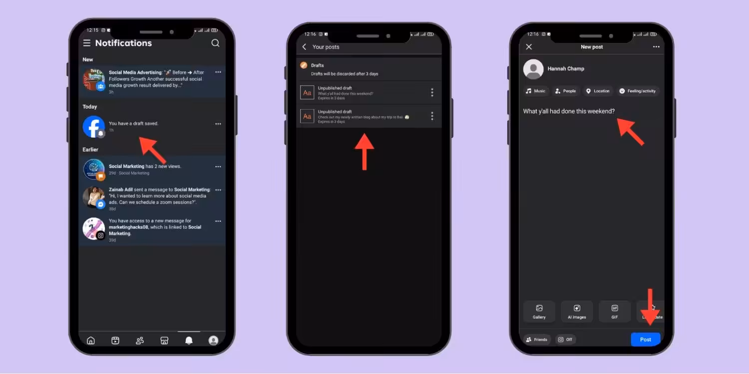 How to Find Drafts on Facebook in 2026 4 How to Find Drafts on Facebook on Android