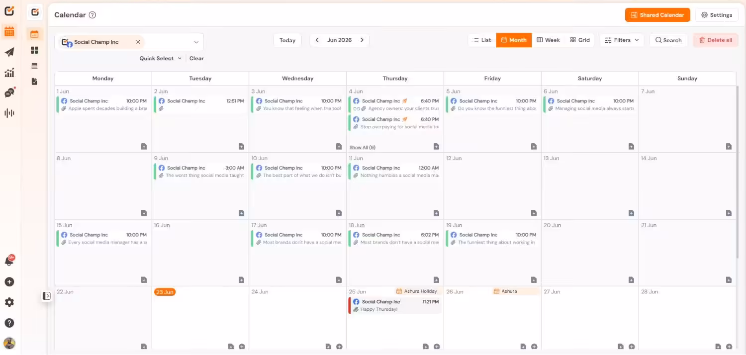 How to Add Music to a Facebook Post 9 Social Champ's Calendar