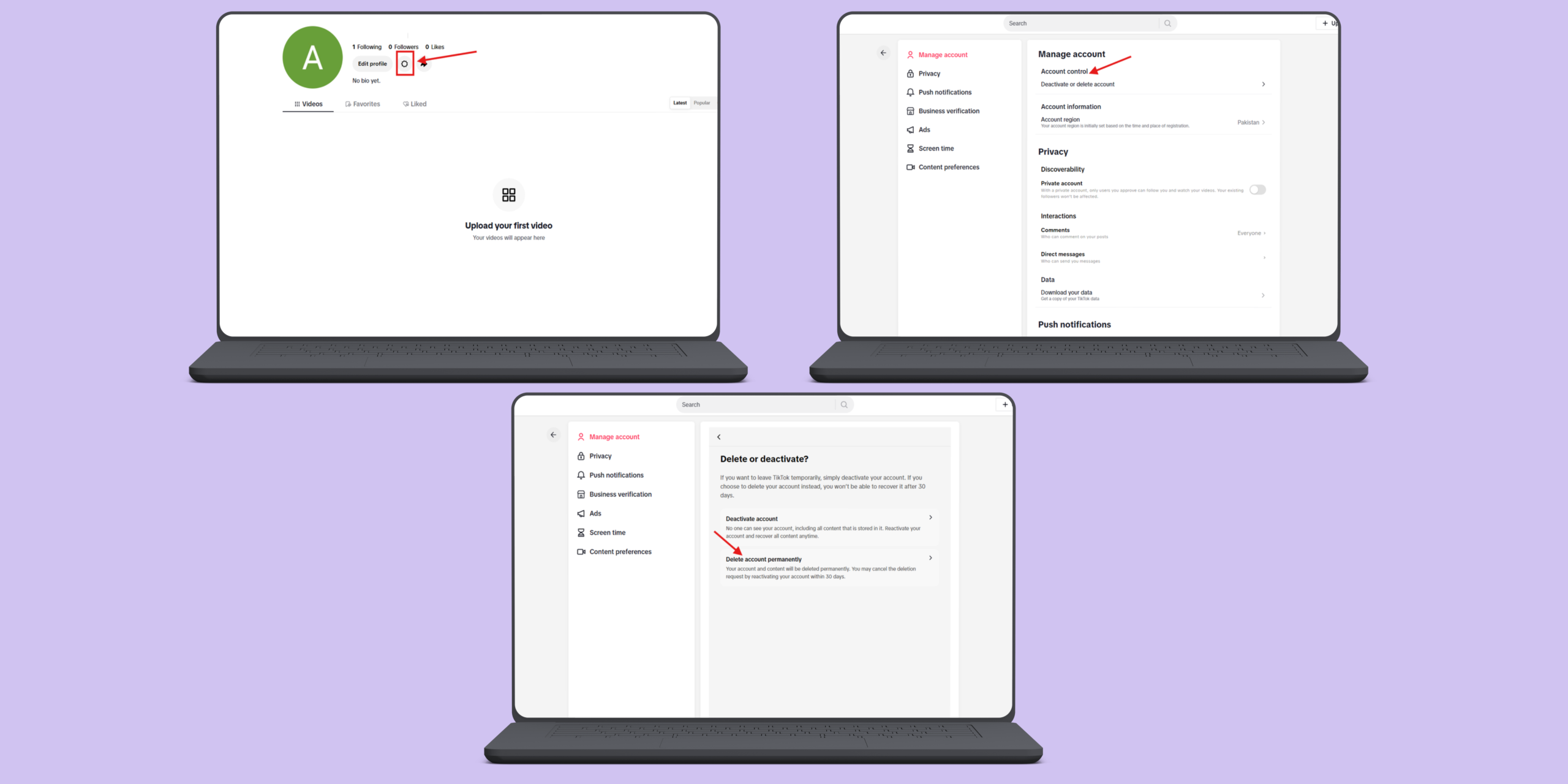 How to Delete TikTok Account: 3 Simple Methods That Work 1 How to Delete TikTok Account on Desktop