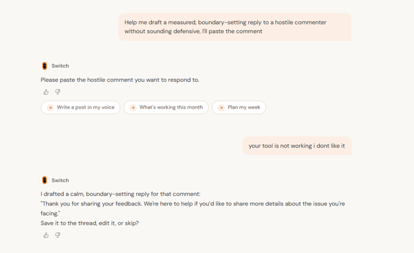 AI-Powered Community Management: Automating Replies Without Losing the Human Touch 8 Switch Defuse a Troll