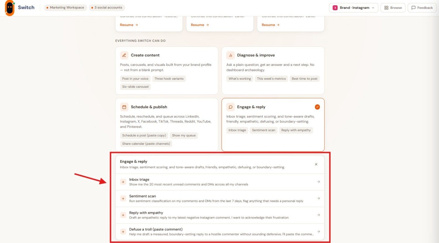 AI-Powered Community Management: Automating Replies Without Losing the Human Touch 4 Switch Engage and Reply Actions