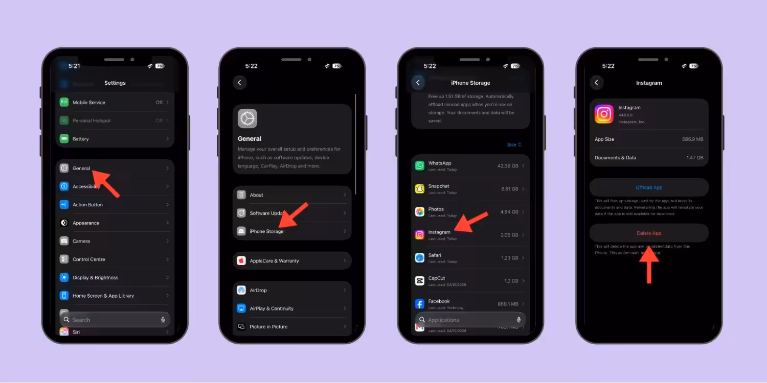 How to Clear Cache on Instagram on iPhone
