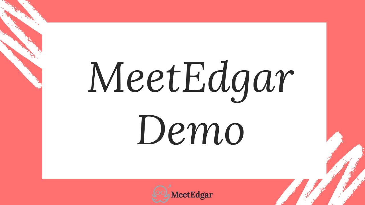 Demo of MeetEdgar