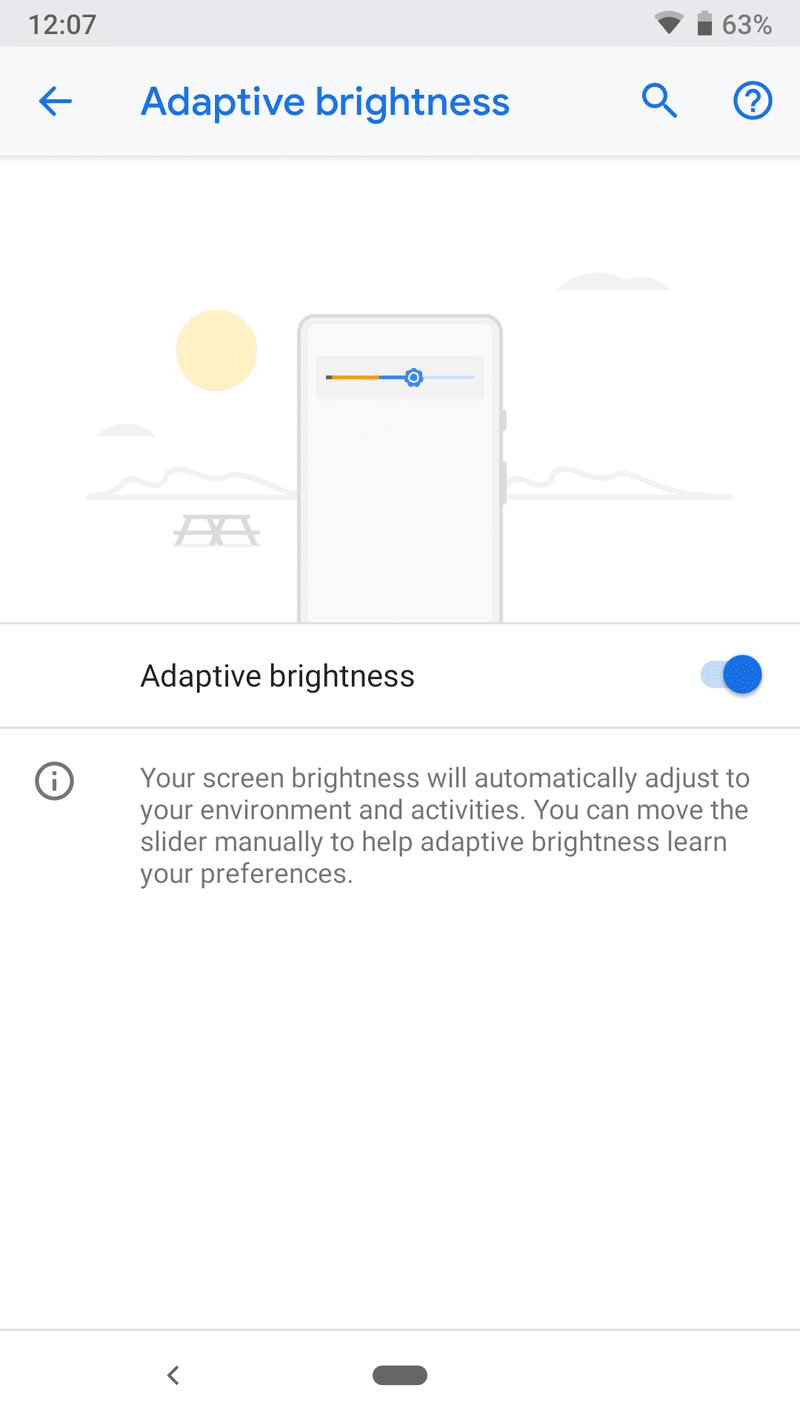 Everything You Need To Know About Android 9 Pie 5 adaptive-brightness-android
