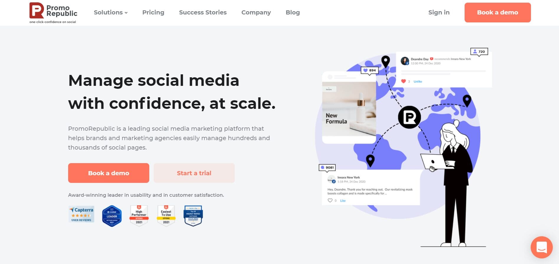 Promo Republic Landing Page