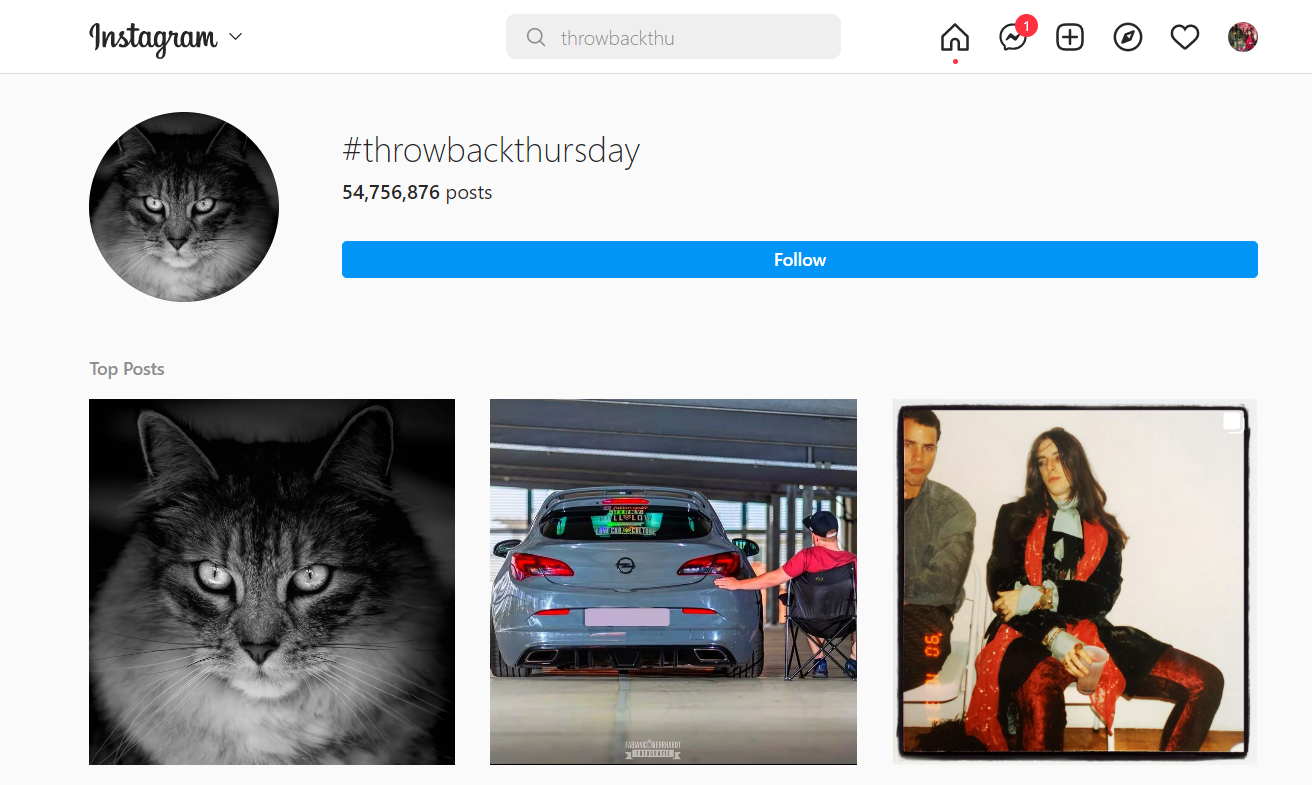 throwback thursday