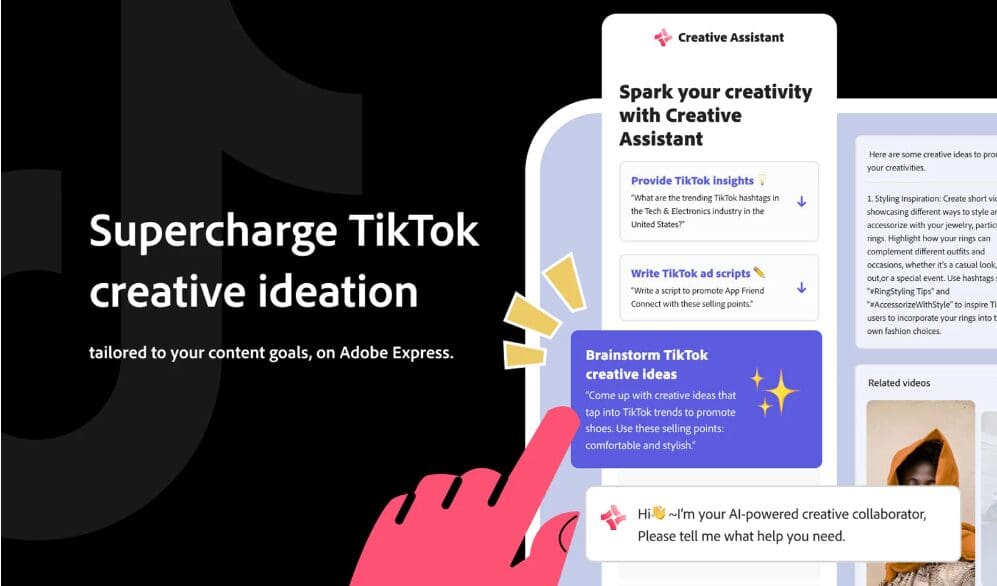 TikTok Announces Platform Integration With Adobe Express 1 A snapshot of TikTok