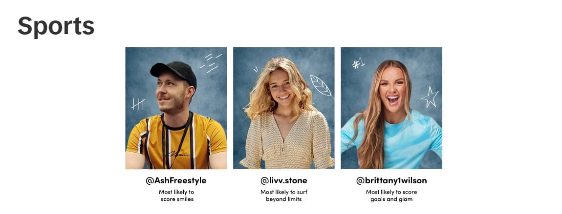 TikTok Reveals the Class of 2024 for its 'Certified Creator' Program 4 A snapshot of certified creators in Sports