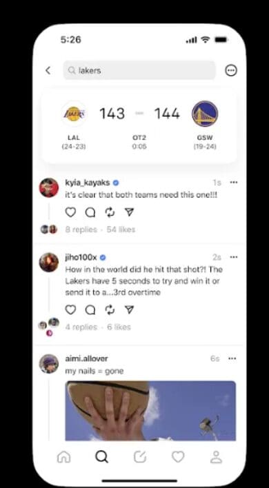 Thread Gains Traction in Live Sports Updates Despite Glitch 1 Threads - sports