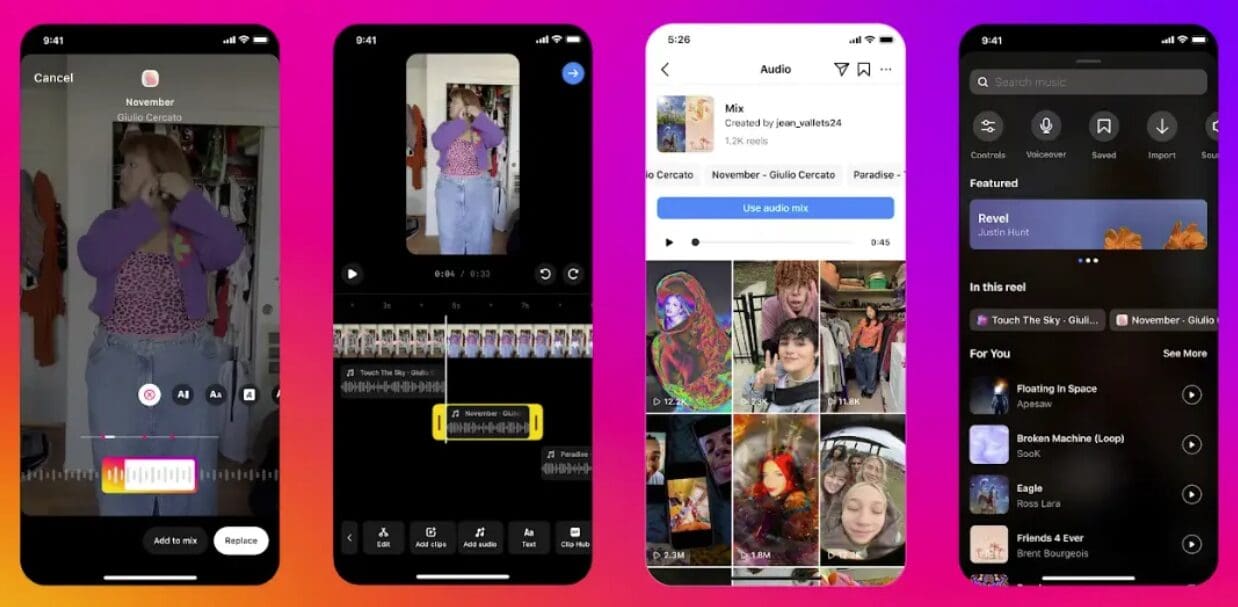 Instagram to Allow 20 Audio Tracks to Reels 1