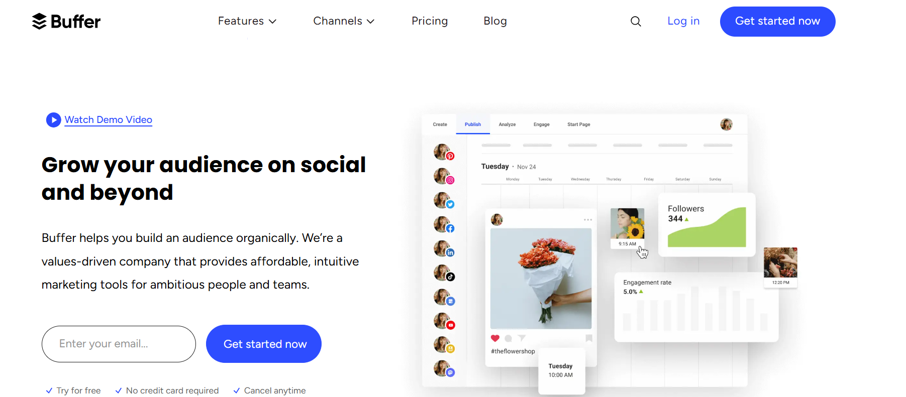 Buffer’s Webpage