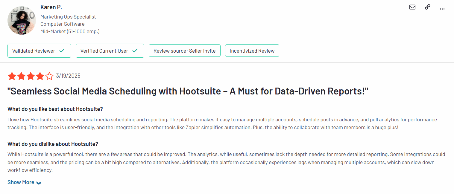 A Hootsuite User Reviewed Its Scheduling and Reporting Features