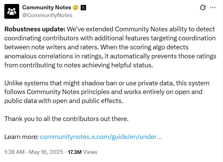 X Community Notes