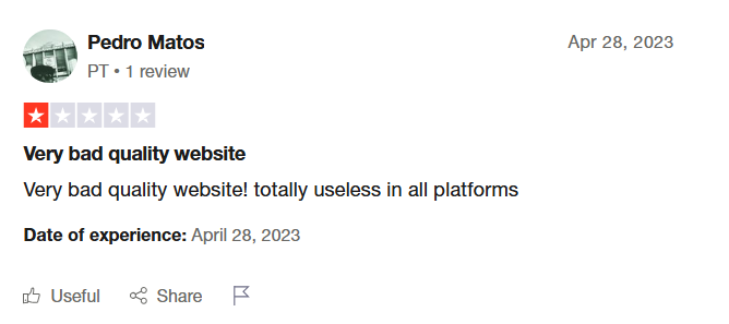A SocialBee User Reviewed With a One-Star Rating
