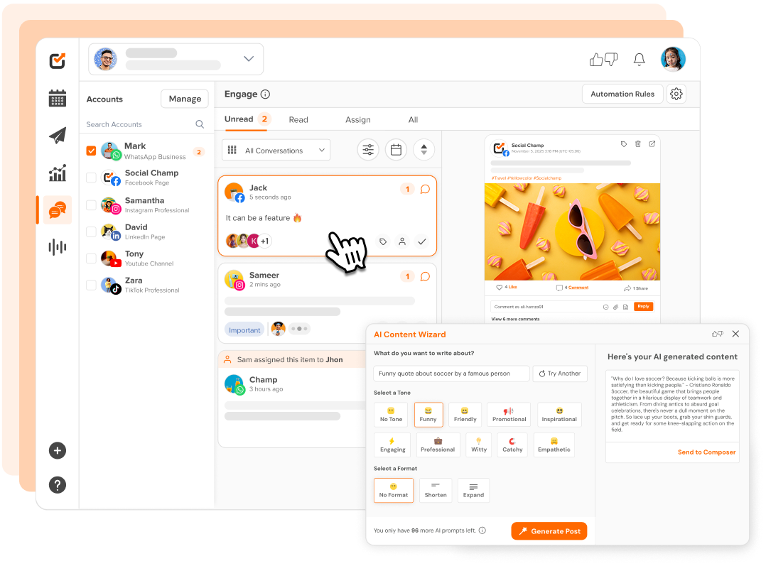Built-in Tools to Maximize Reach and Engagement