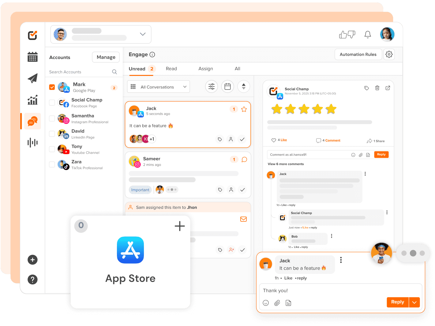 Manage All In App Reviews in One Place