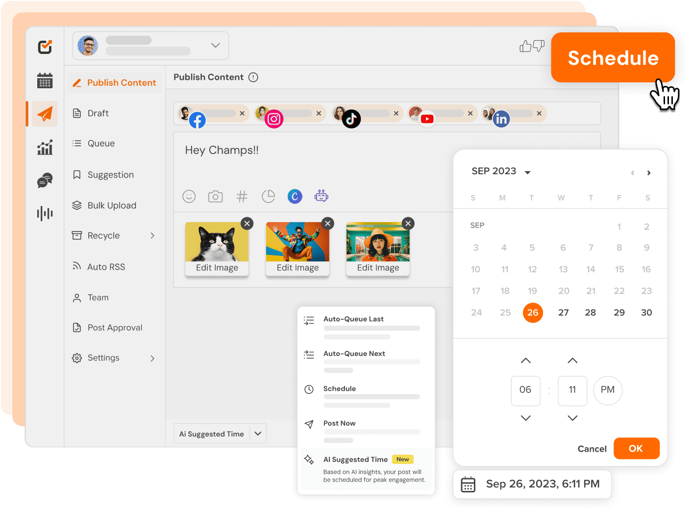 Schedule Canva Designs Across All Platforms