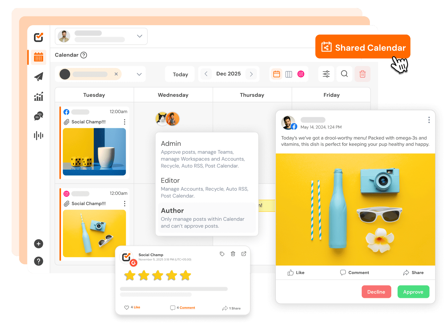 Visual Content Calendar