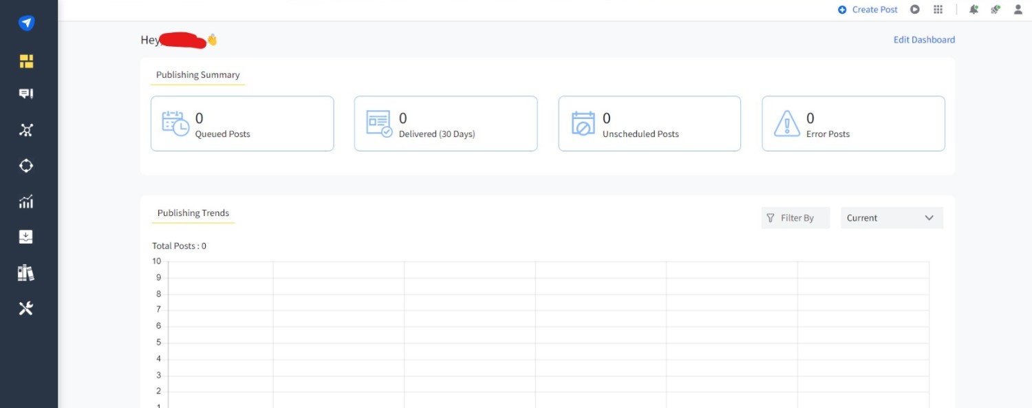SocialPilot's Dashboard