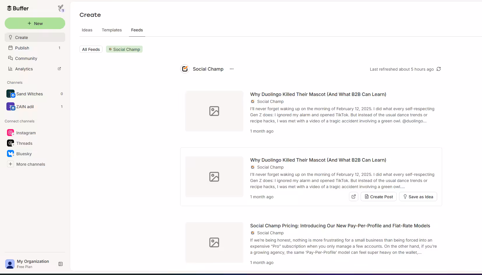 Buffer’s Feed (Auto RSS)