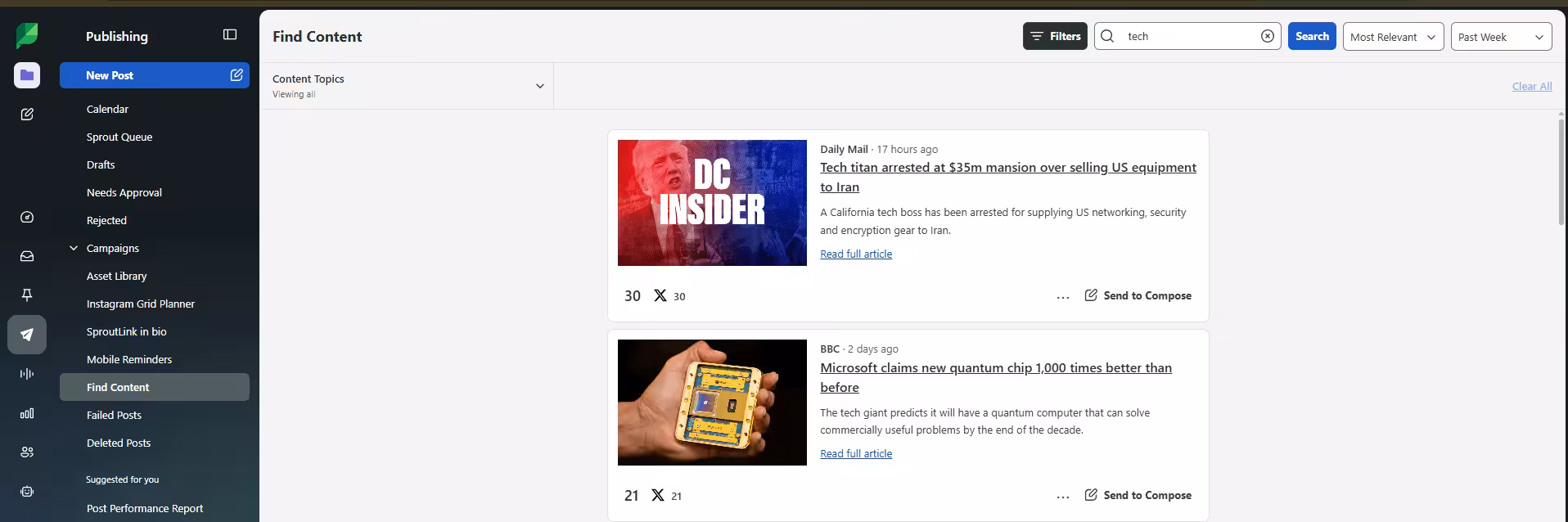 Sprout Social’s Auto RSS