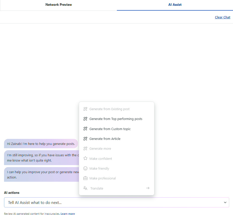 Sprout Social’s AI Assist