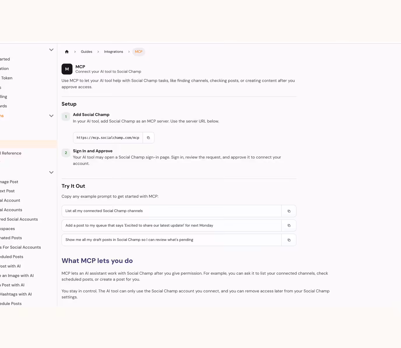 An MCP server for AI agents
