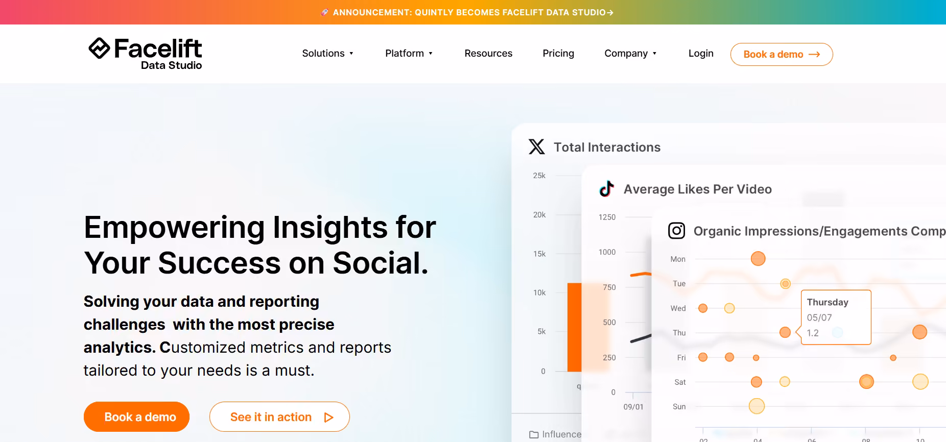 35 Best TikTok Tools to Grow Faster in 2026 (With Pro Tips) 26 Quintly’s Landing Page