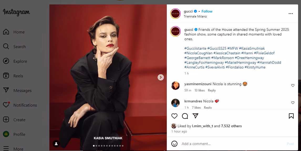 An Example of Using Hashtags in Posts