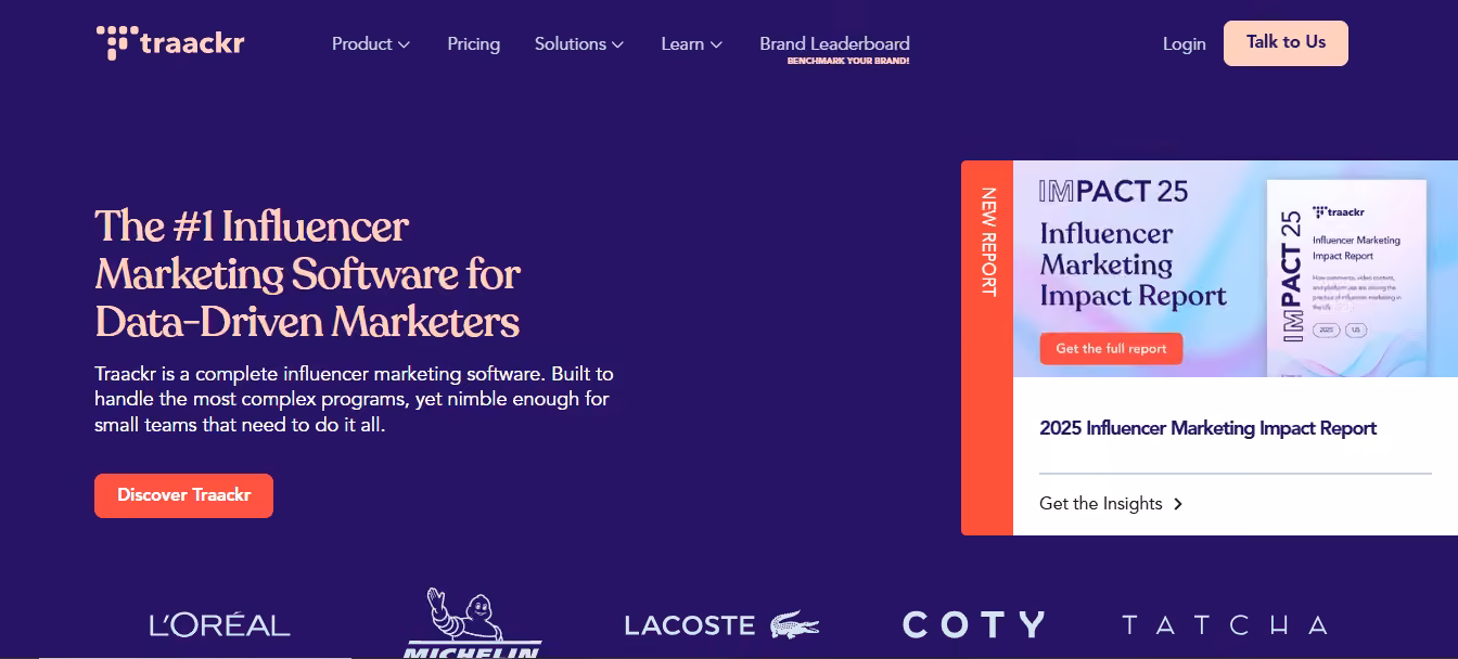 Influencer Marketing Metrics: Measuring Your Campaign Success 6 Traackr Home Page