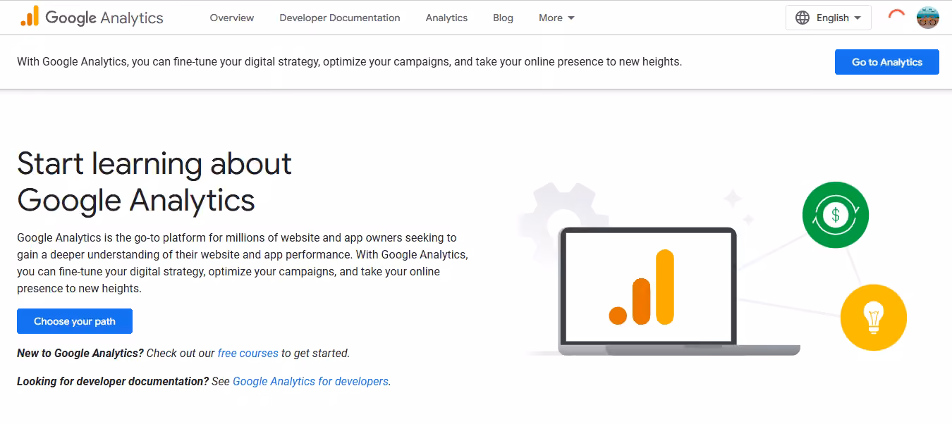 Understanding Gen Z Consumer Behavior: Insights for 2026 6 Google Analytics’ Homepage