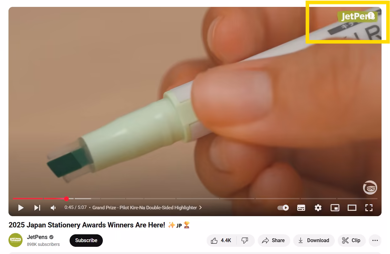 30 YouTube Hacks to Boost Your Channel in 2026 7 Example of a YouTube Video With Watermark